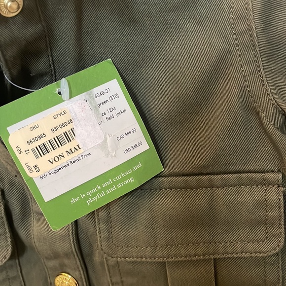 *NWT* Kate spade 12m green field jacket - Picture 5 of 7